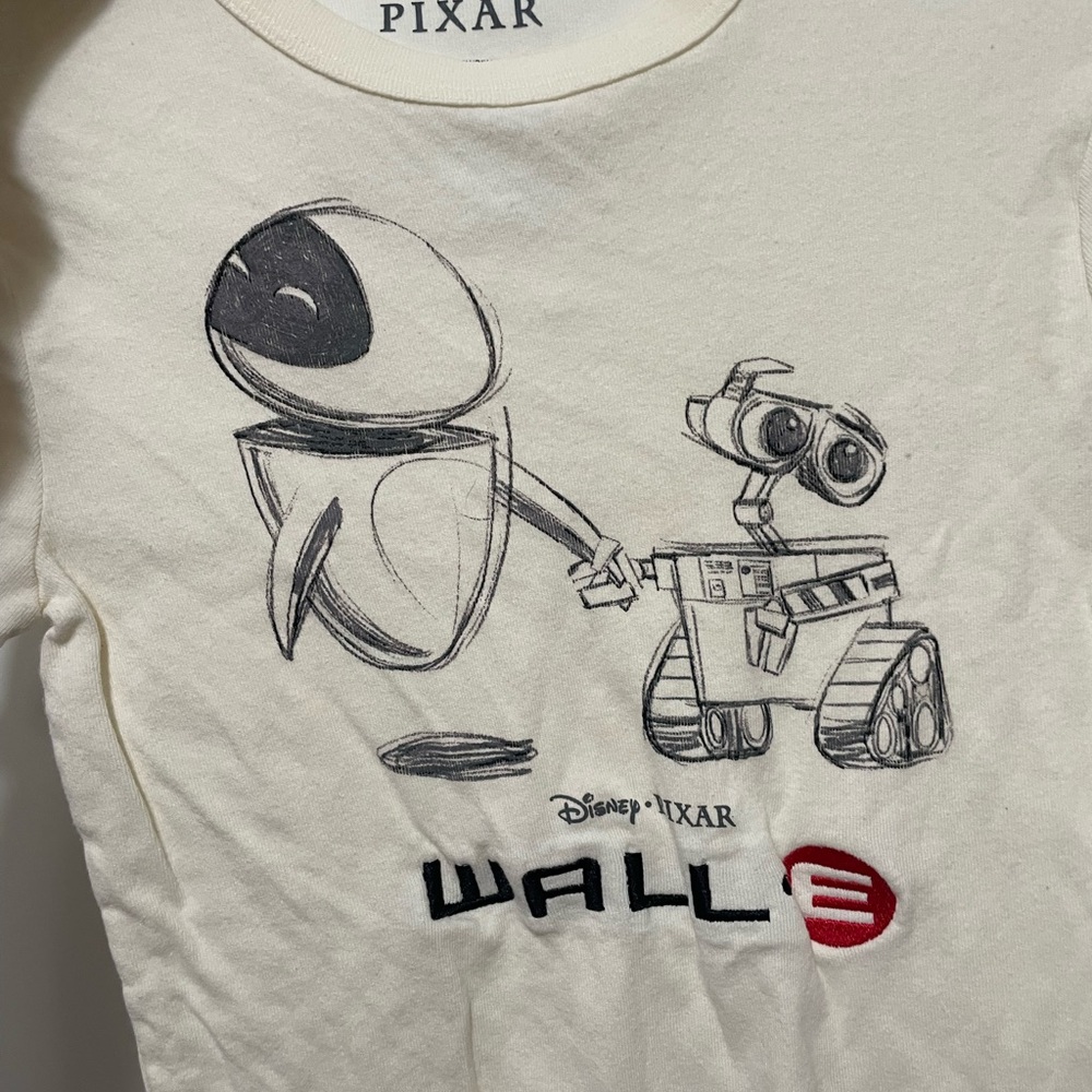 Pixar WALL·E White Crop Top